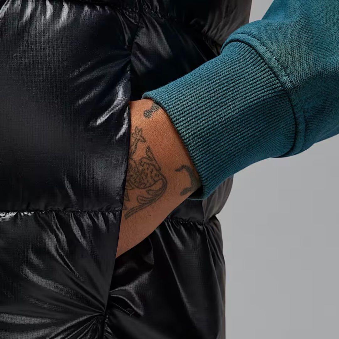 ナイキ　ジョーダン　フライト　ダウンベスト　L ブラック　　黒