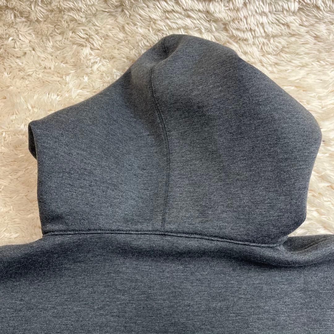 【美品】デイジーリン　DAISY LIN パーカー　ボンディング風　グレー　40