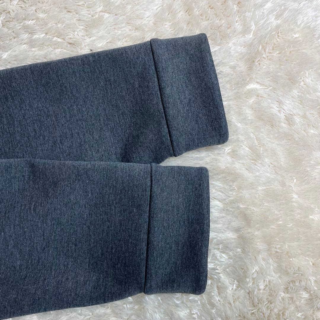 【美品】デイジーリン　DAISY LIN パーカー　ボンディング風　グレー　40