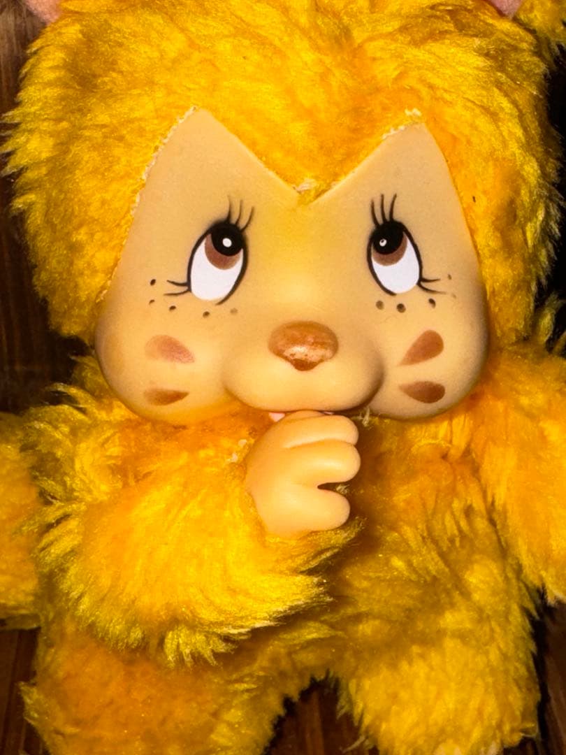 海外製 昭和 レトロ 当時物 ニャーミー 風 モンチッチ 風 人形 ぬいぐるみ