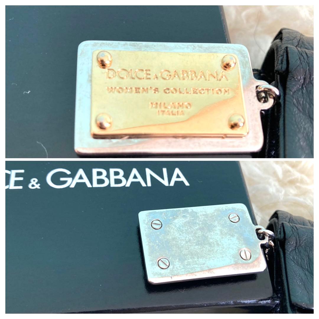 【✨ ゐ】ドルチェ&ガッバーナ キーケース チェーンプレート ナッパレザー