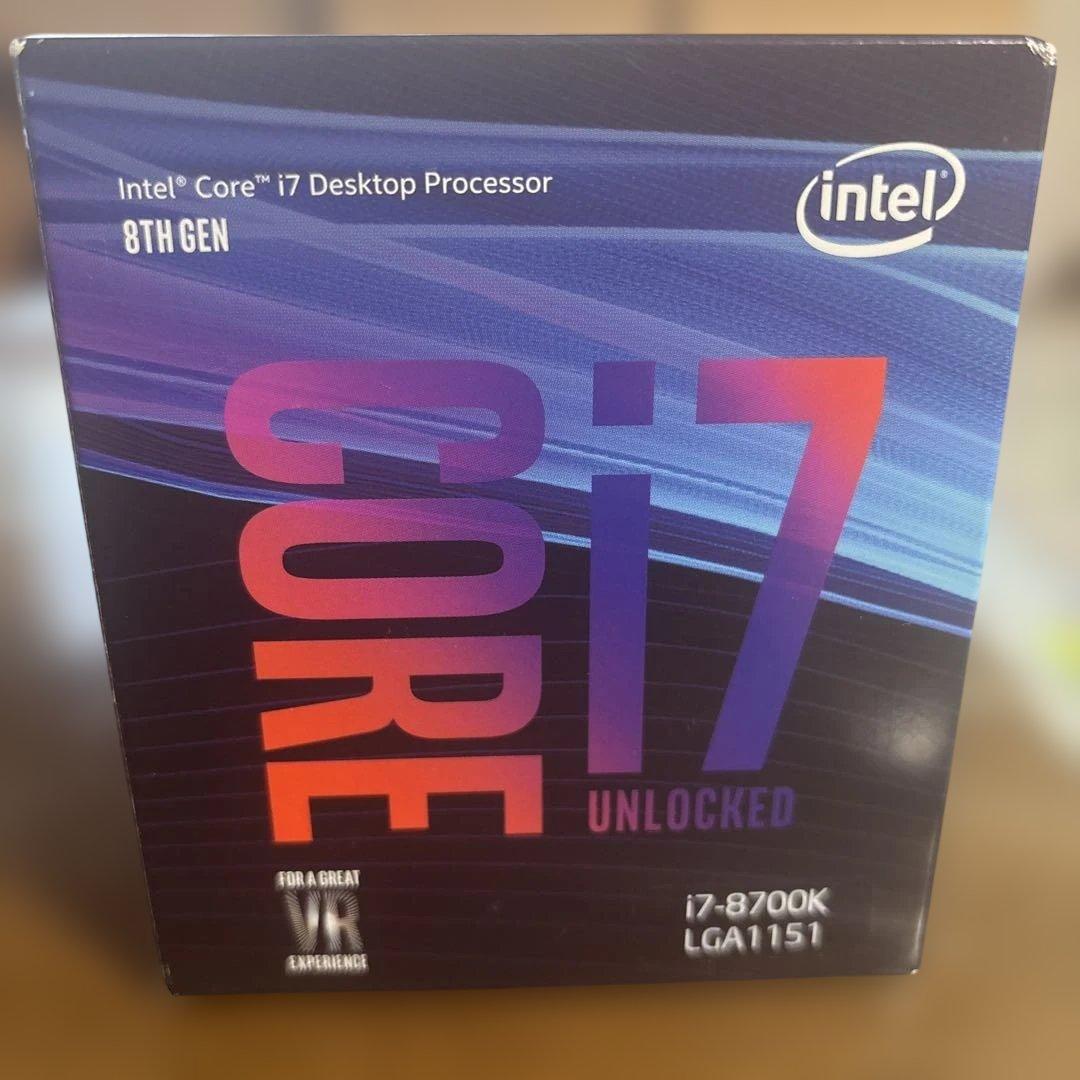 【ヒッグー】intel I7-8700K LGA1151(中古品)