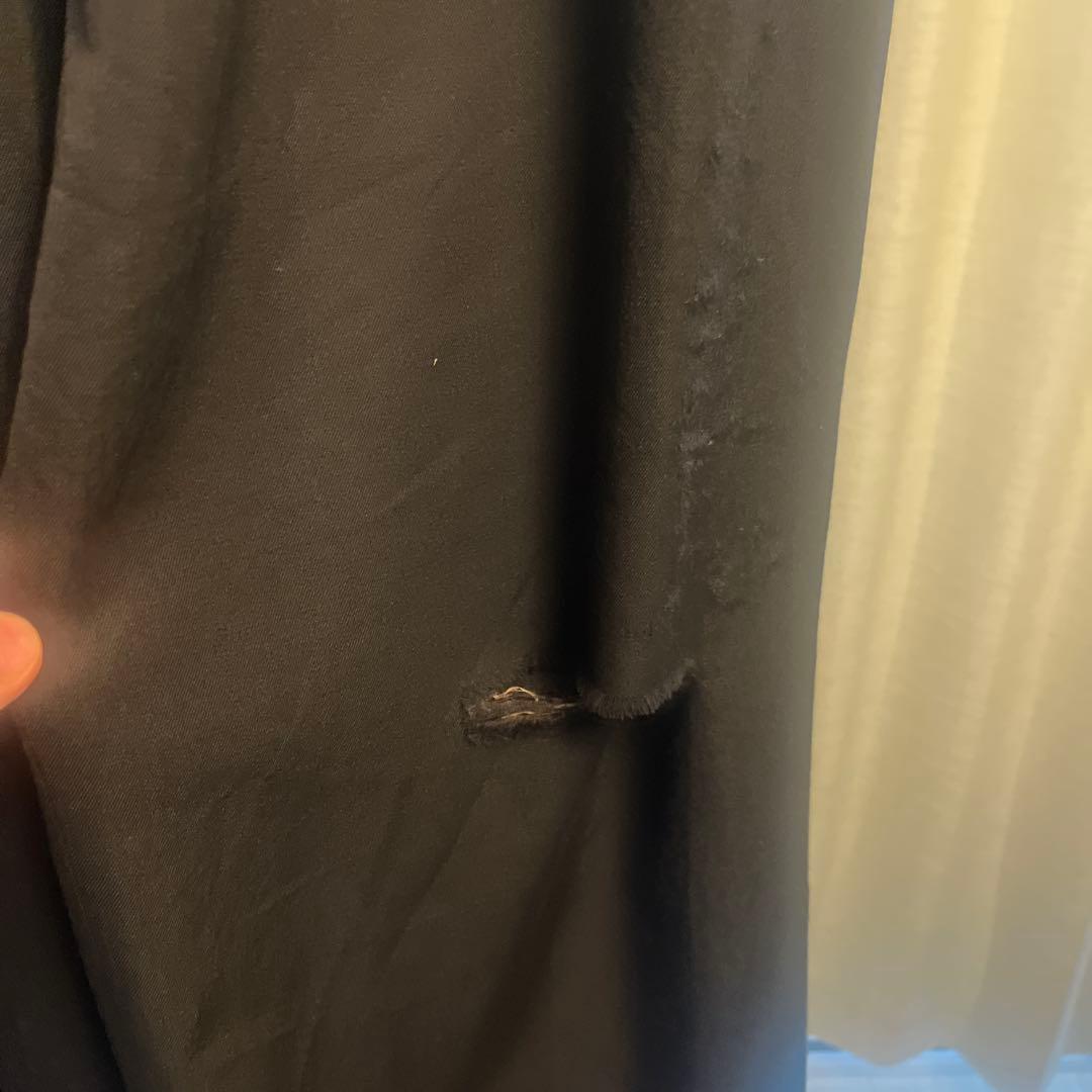 ancellm アンセルム WOOL ダメージスラックス ブラック size1