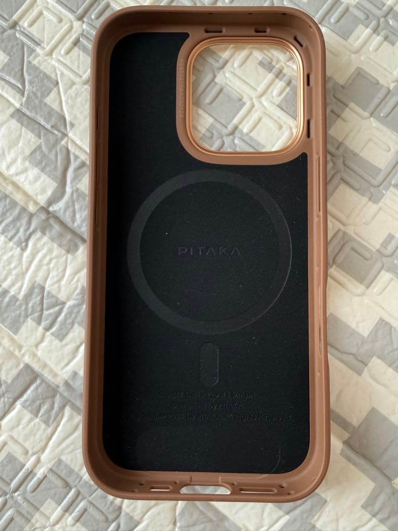 PITAKA iPhone16Pro用ケース　スマホリング　セット　sunset