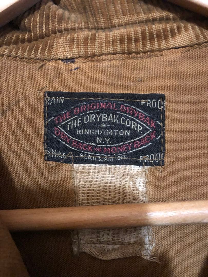 希少! 30's Drybak モールスキン ハンティングジャケット
