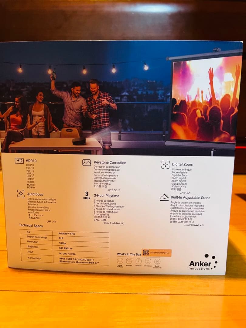 s*1様 NEBULA Vega Portable 1080P プロジェクター本