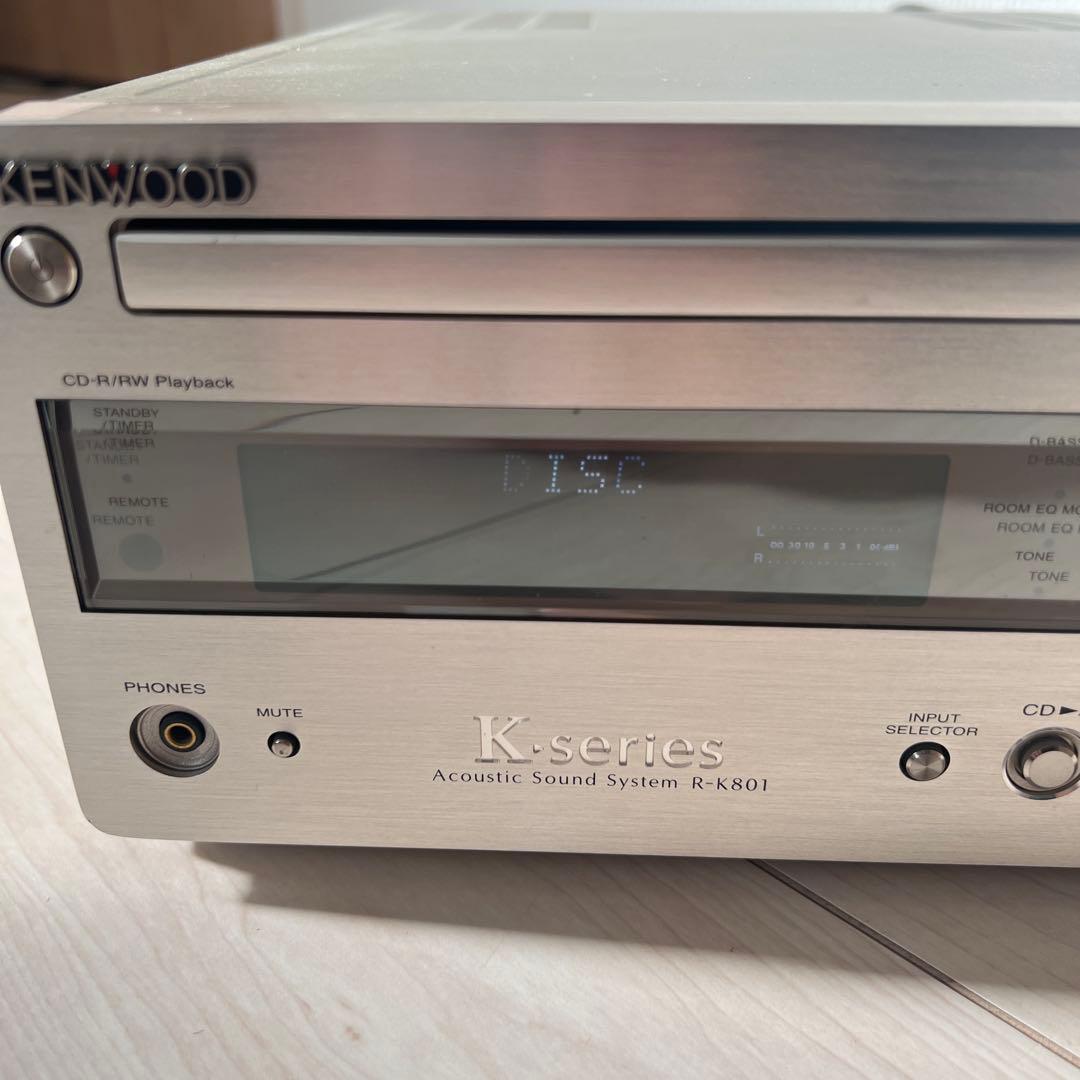 KENWOOD R-K801 CDレシーバー 2006年製 シルバー