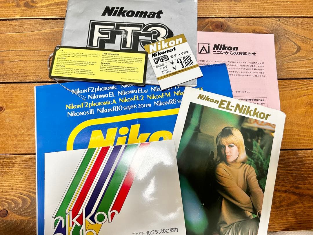 Nikon　Nikomat　FT3　ボディ　レンズ　フィルター　フード　クロス