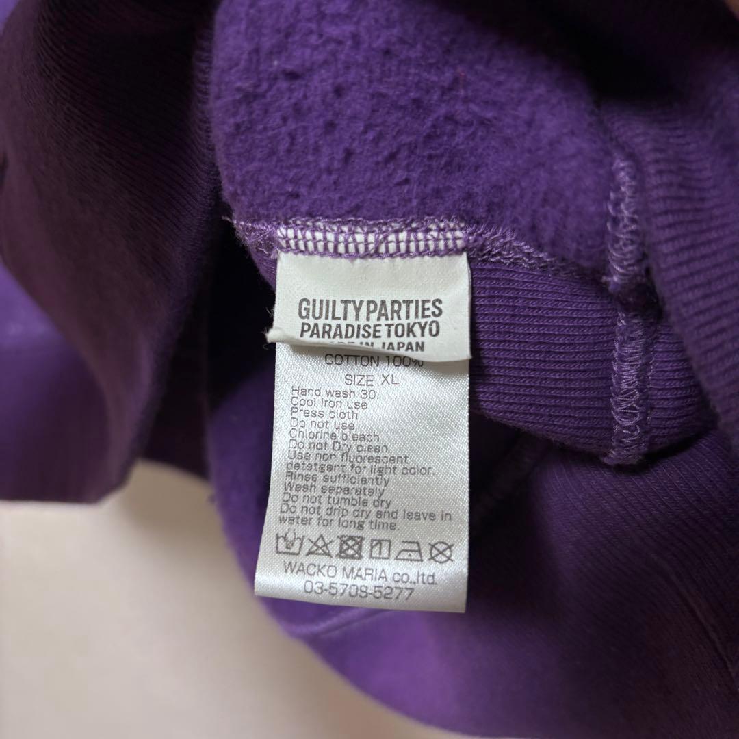 GUILTY PARTIES WACKO MARIA パープル トレーナー