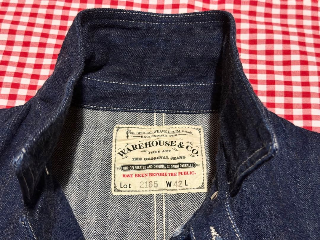 ウエアハウス Lot 2165 ヘリンボーン カバーオール　warehouse