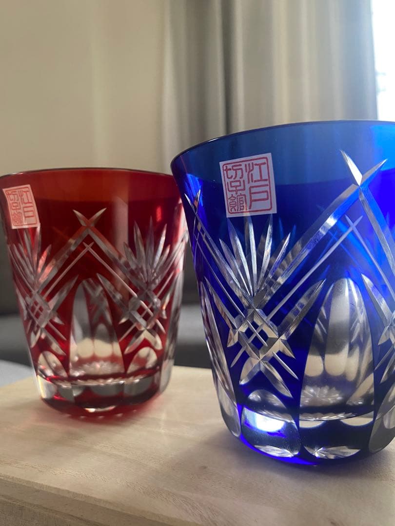 【SALE】宇野千代 淡墨の桜 ペア ロックグラス 木箱入 272543