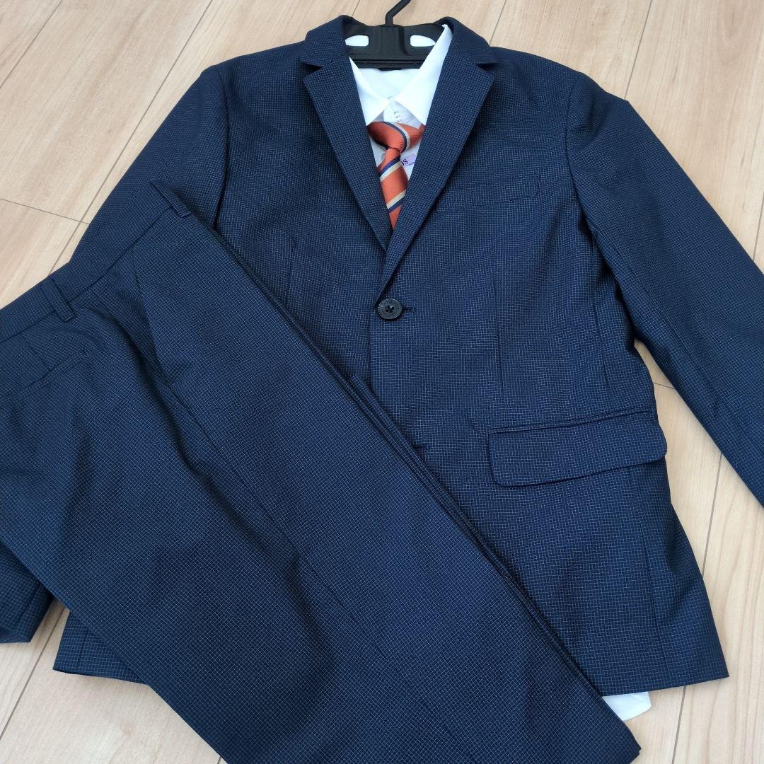 コムサイズム✨️　マイクロチェックスーツ✨️極美品✨️卒服セレモニー　最終価格