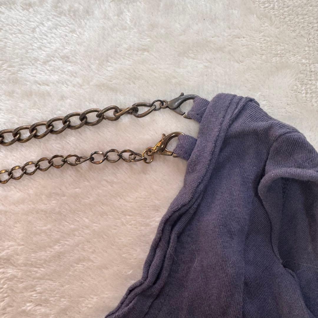 d.i.a. ダークパープル スカルプリント Tシャツ