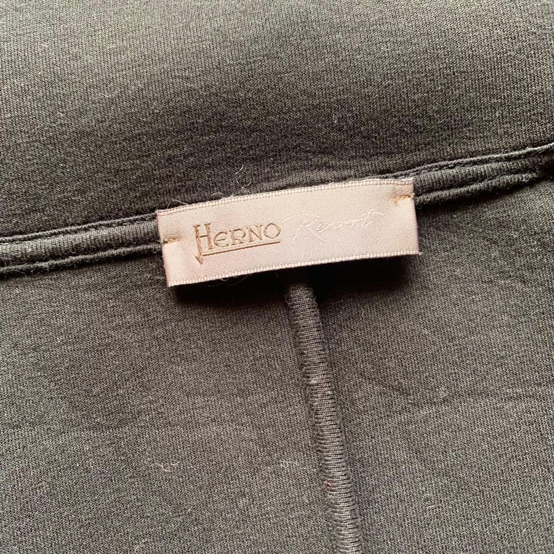 美品♡ヘルノリゾート ダウン切り替え ポンチョコート ロングコート 黒 40