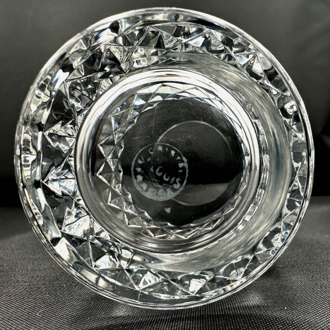 オールドサンルイ グラス ペア ダイヤカット タンブラー フランスアンティーク