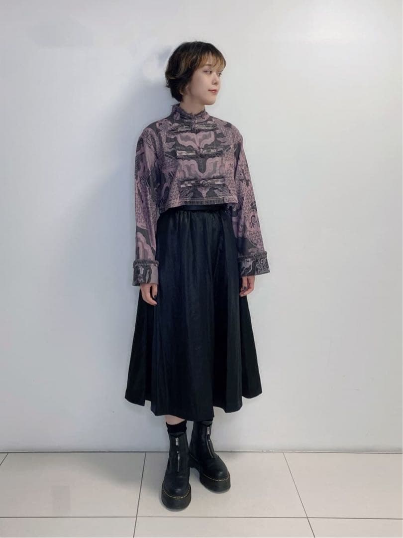 美品 ヴィヴィアンタム 2024年 ドラゴンジャガードデニムジャケット チャイナ