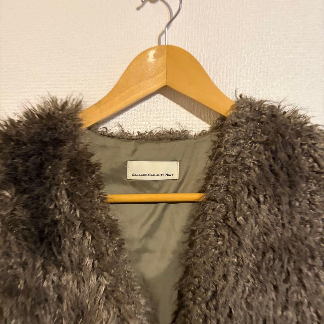 GALLARDAGALANTE フェイクカシミヤベスト