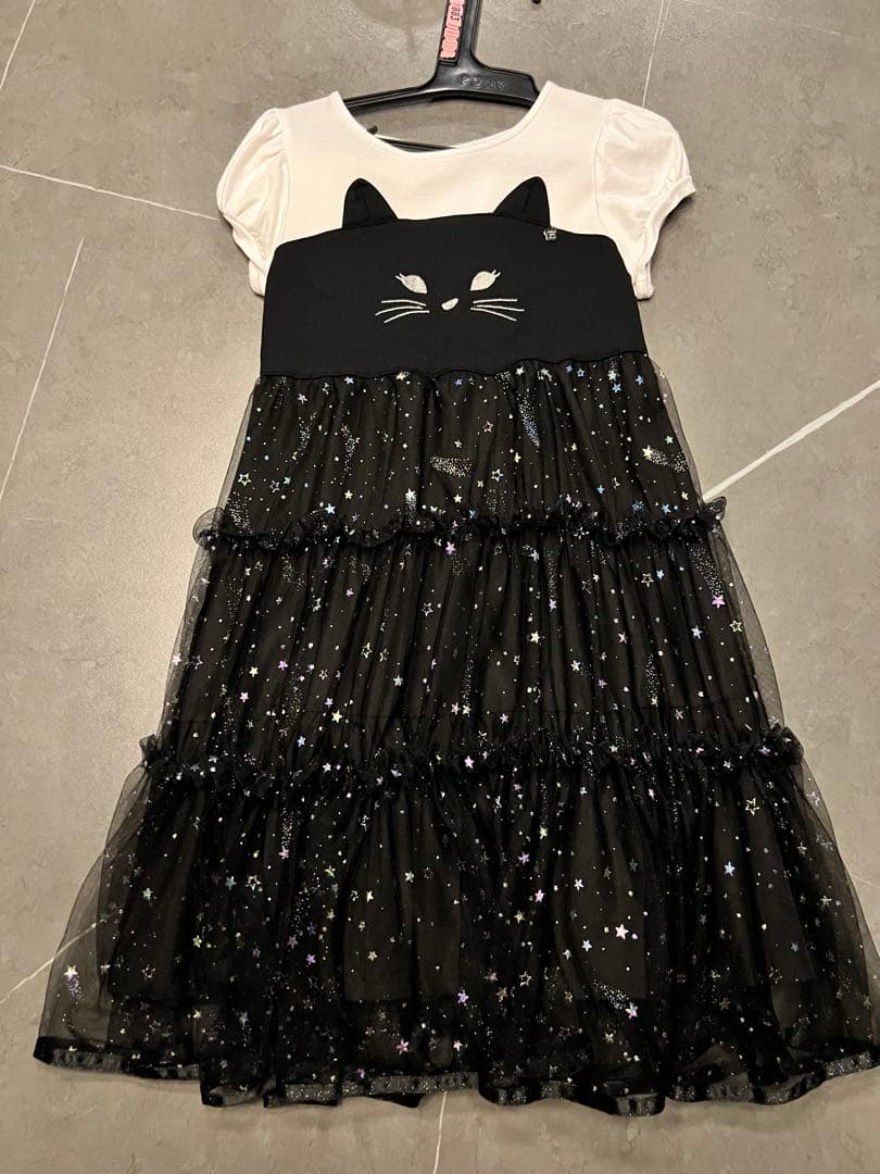 アナスイミニ　ティアードレースワンピース　120