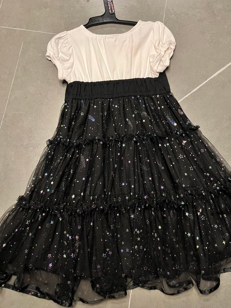 アナスイミニ　ティアードレースワンピース　120