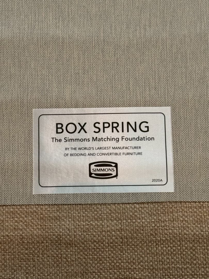 【専用】シモンズダブル2BOX ベッドフレーム（ボックススプリング2点セット）