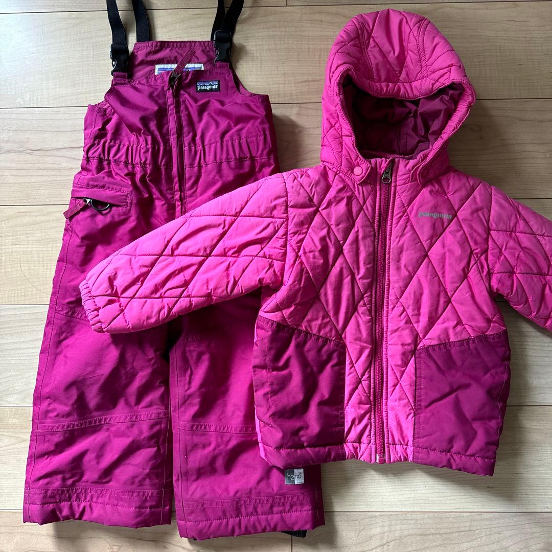 パタゴニア　Patagonia スキーウェア 上下セット ピンク T2サイズ