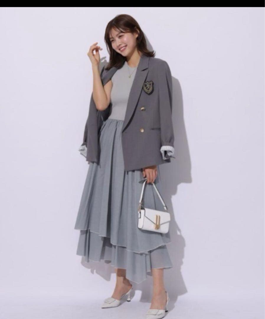 新品★Apuweiser-riche　エンブレム付きテーラードジャケット　M