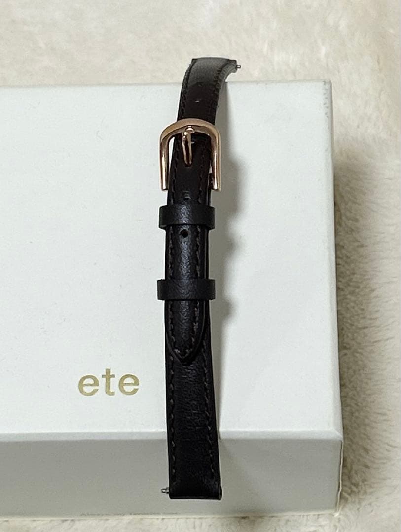 ete クリスマス限定 腕時計 ピンクゴールド 電池交換済