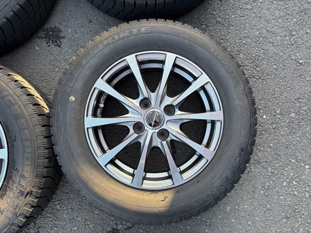 14インチ スタッドレス・ホイール4本セット アクア ヤリス　ヴィッツ　フィット