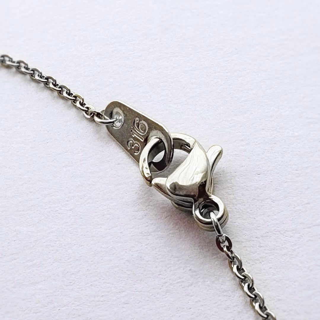 №99 スワロフスキー スター ネックレス サージカルステンレス316L◎紫 青