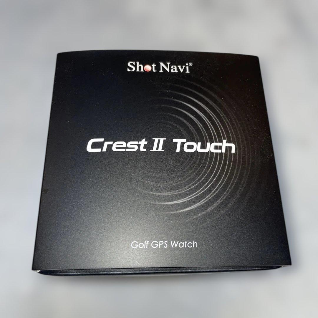 美品！Shot Navi Crest II Touch ゴルフ GPS ウォッチ