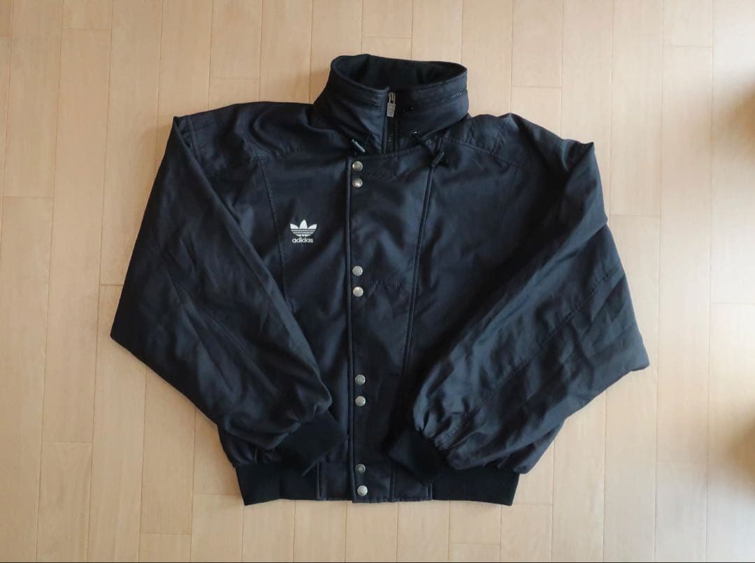 90s adidas デサント製 中綿ジャケットトレフォイル オールドアディダス