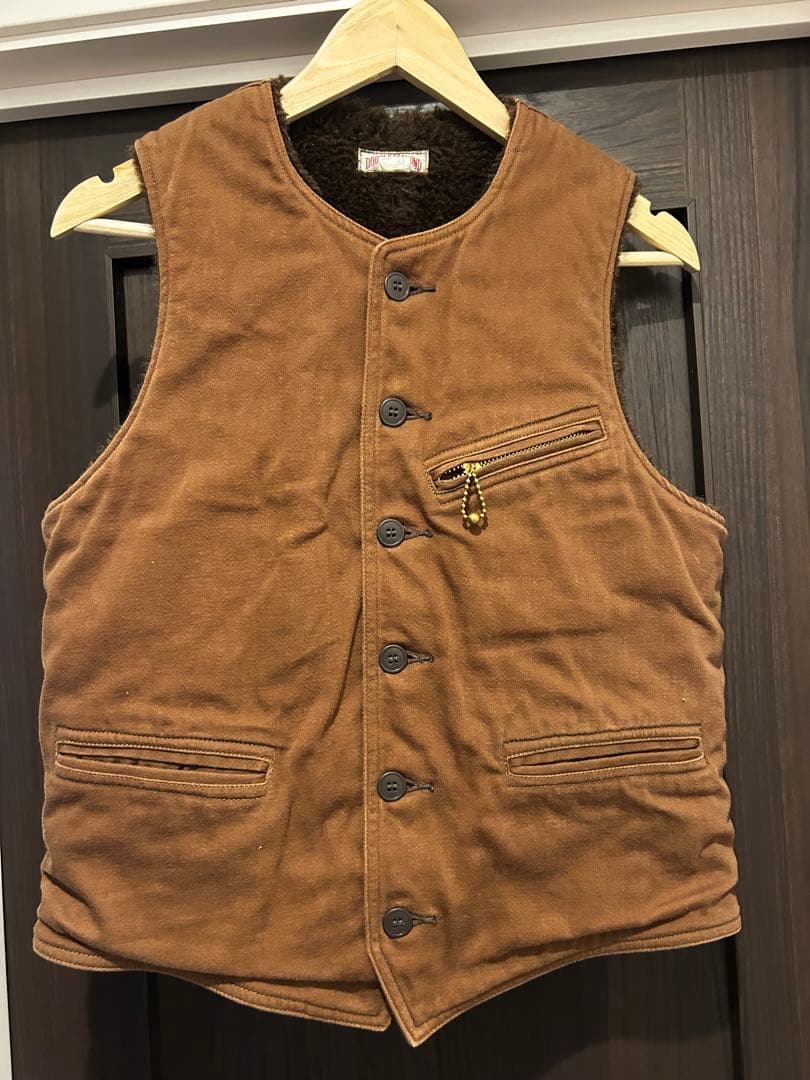 レア　リアルマッコイズ　ダブルダイヤモンド　アルパカベスト　デッキベスト