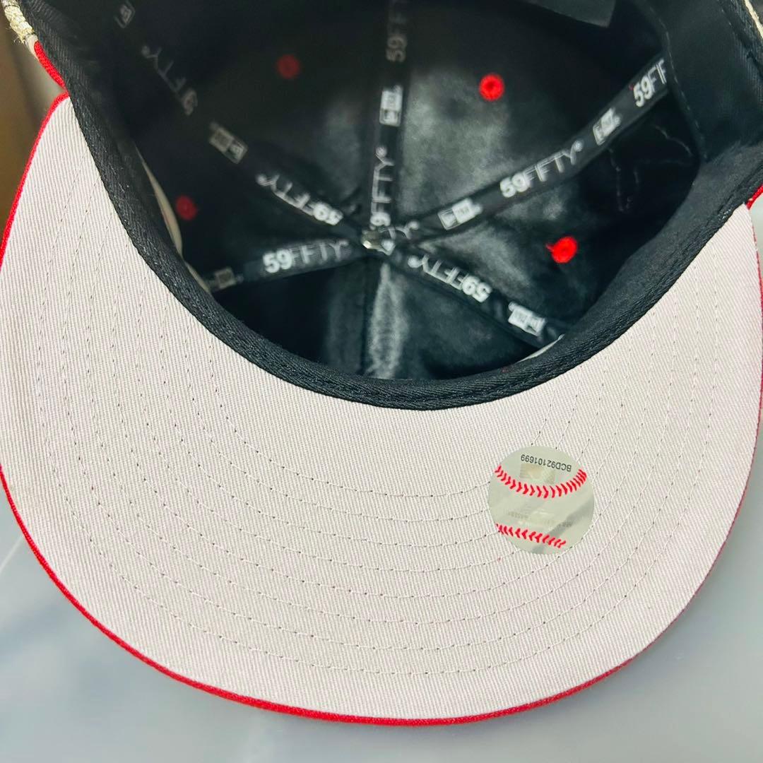 プ*オ様 新品未使用 ニューエラ ドジャース 赤キャップ 59FIFTY 58.