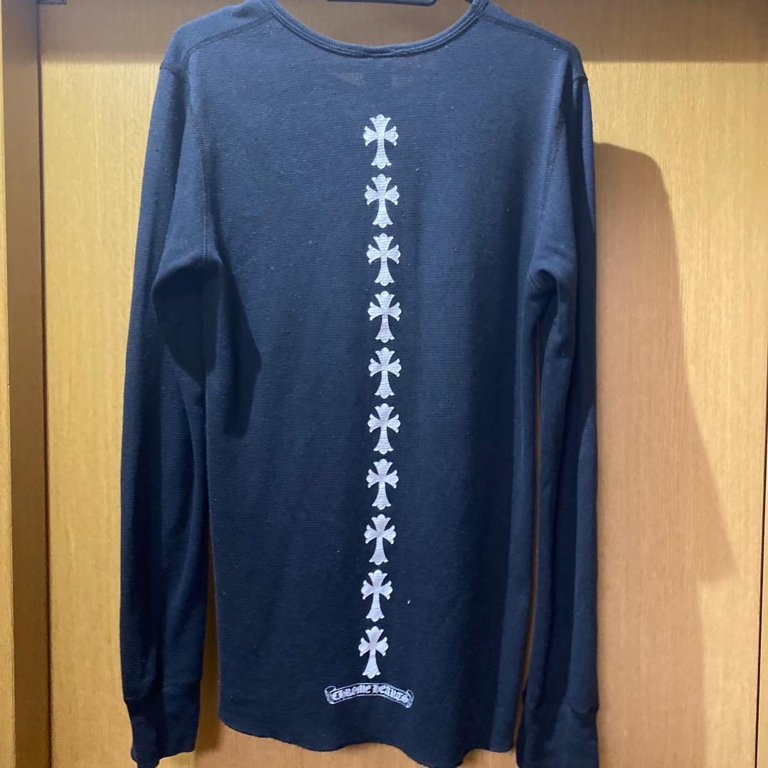 CHROME HEARTS クロムハーツ ベルトループ クロスボタン レザー