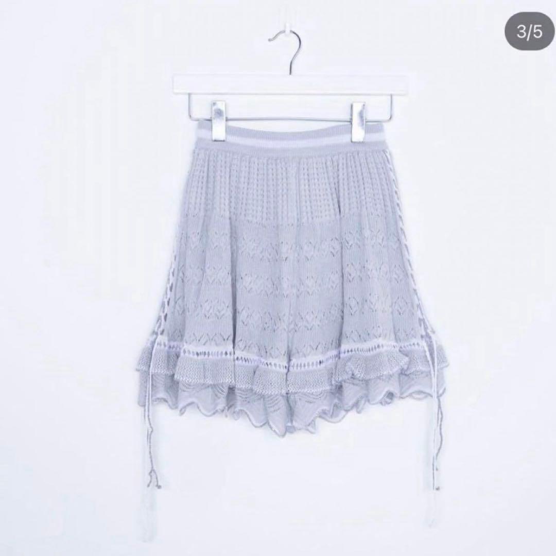 rurumu: 2020ss lace ribbon パンツ ルルムウ