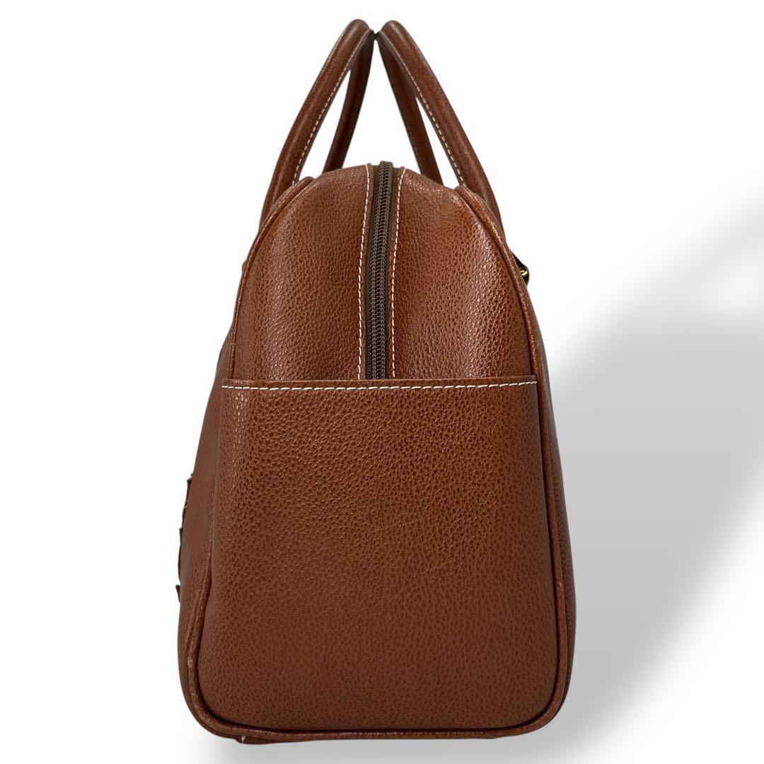 オールド　イヴサンローラン　ハンドバッグ　ミニボストン　エンボスロゴ　YSL