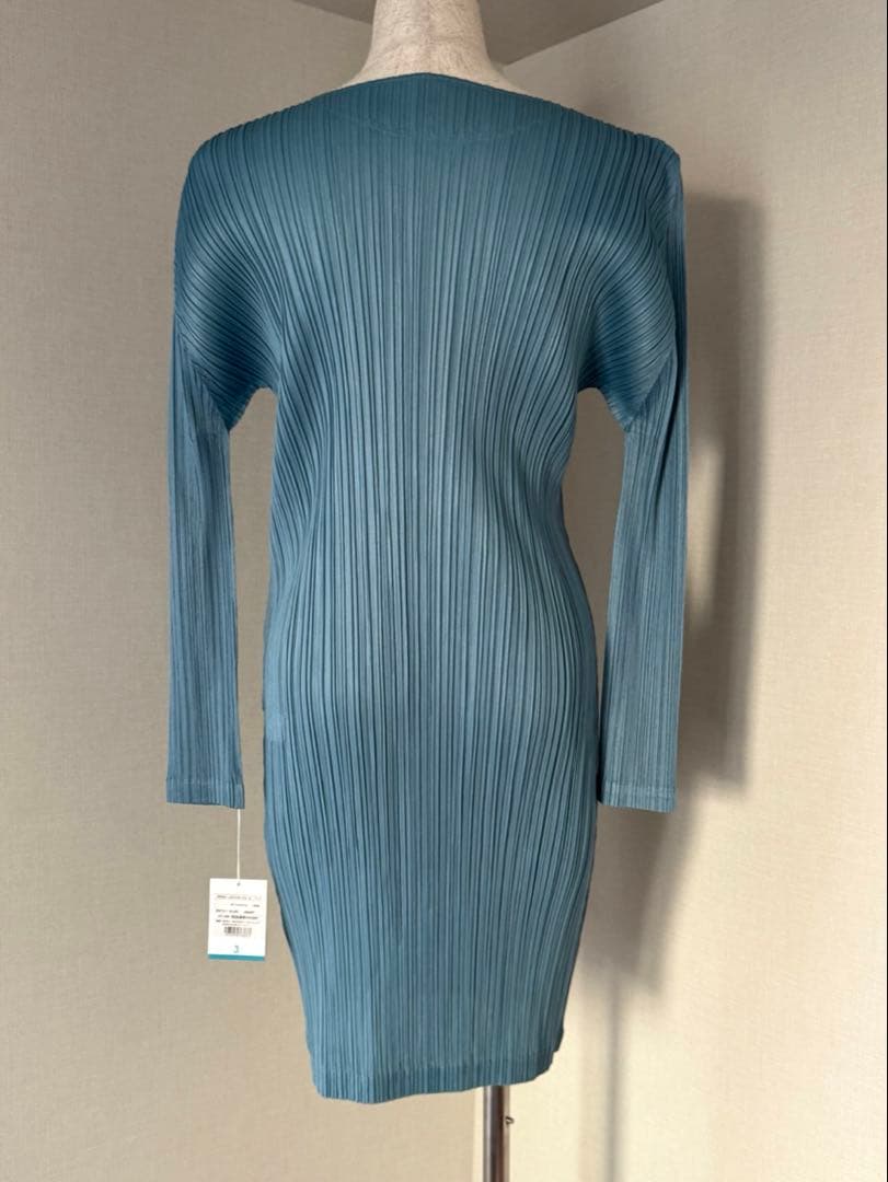 【新品未使用】PLEATS PLEASE 2025SS チュニック ブルーグレー