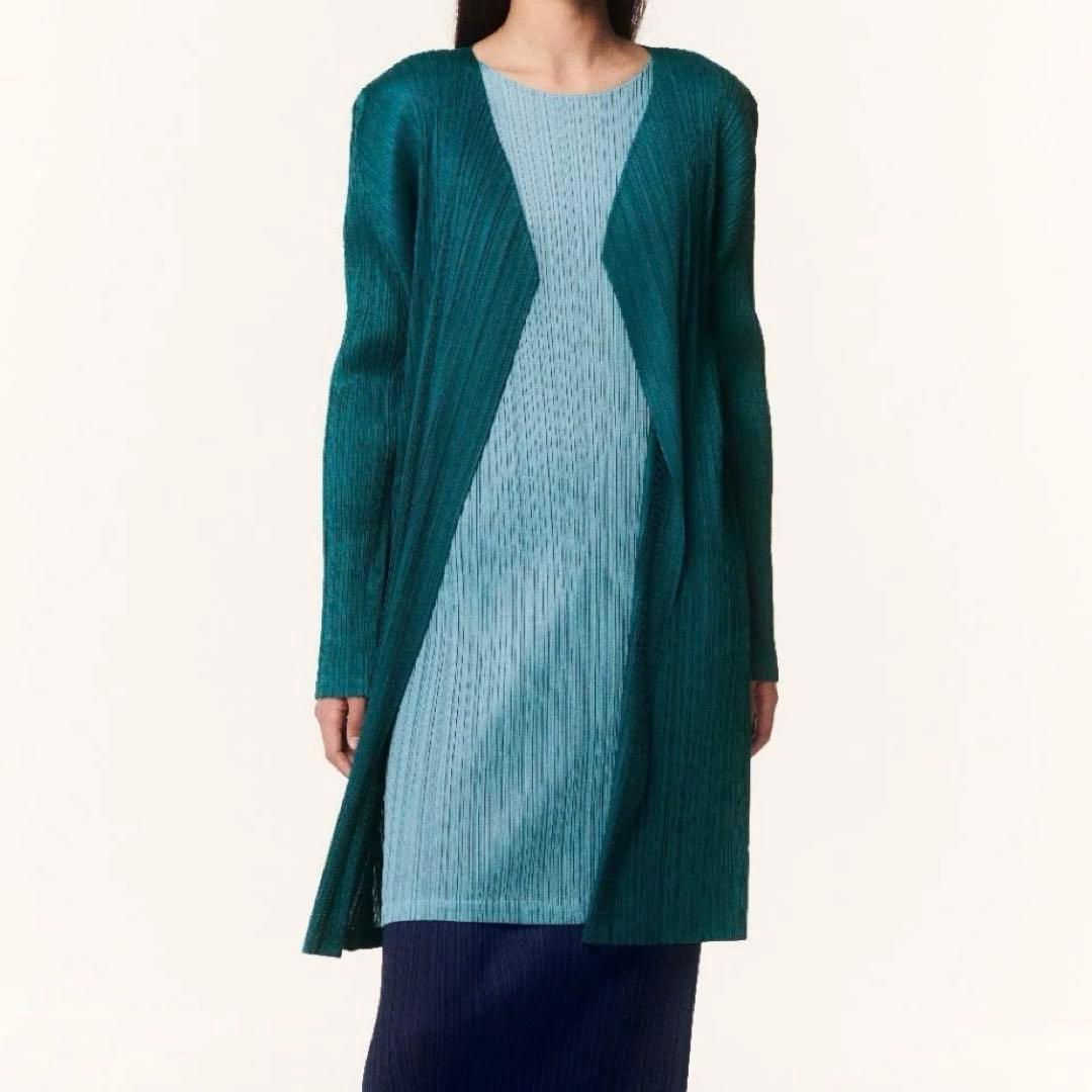 【新品未使用】PLEATS PLEASE 2025SS チュニック ブルーグレー