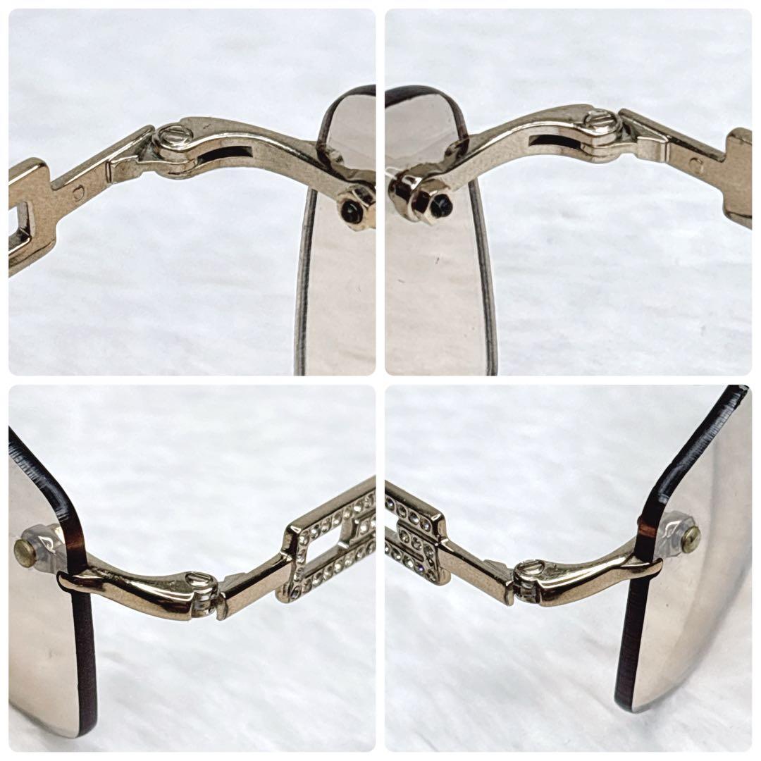 GUCCI linestone rimless サングラス　y2k 00s