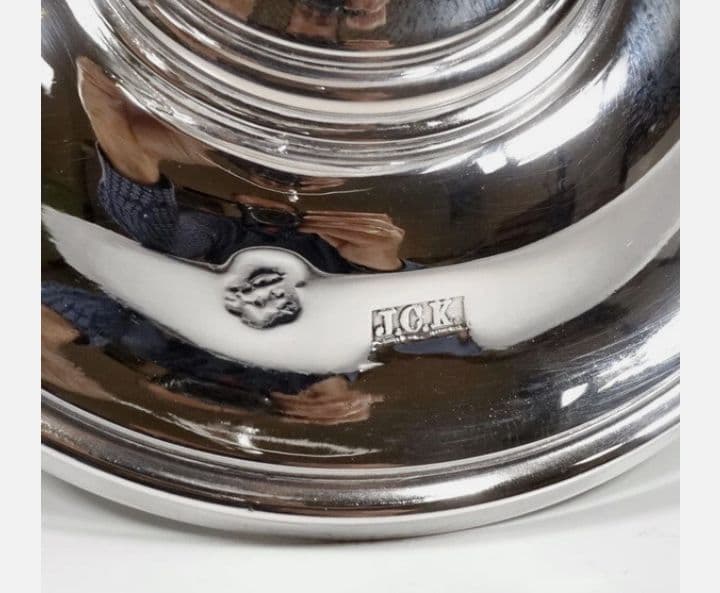 ラ*ズ様 純銀製420グラム　最高級アンティーク花瓶　刻印あり