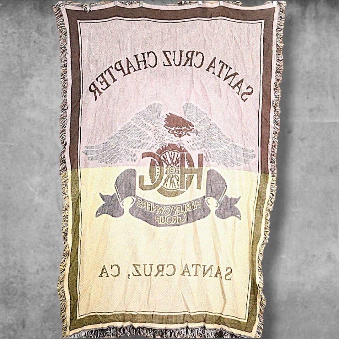 BOiE バイク ラグ 古着HARLEY DAVIDSON ハーレーダビッドソン