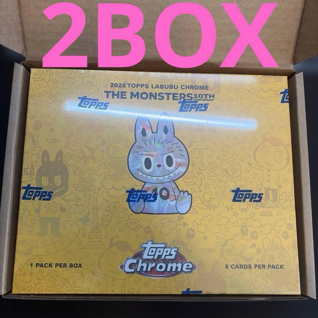 【新品未開封】Topps Chrome 10周年記念ボックス　ラブブ 2BOX
