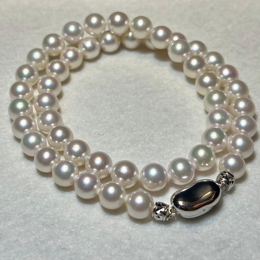 極美品✨超大珠　花珠級　アコヤ真珠 8.5mm ネックレス　パール　ソーティング