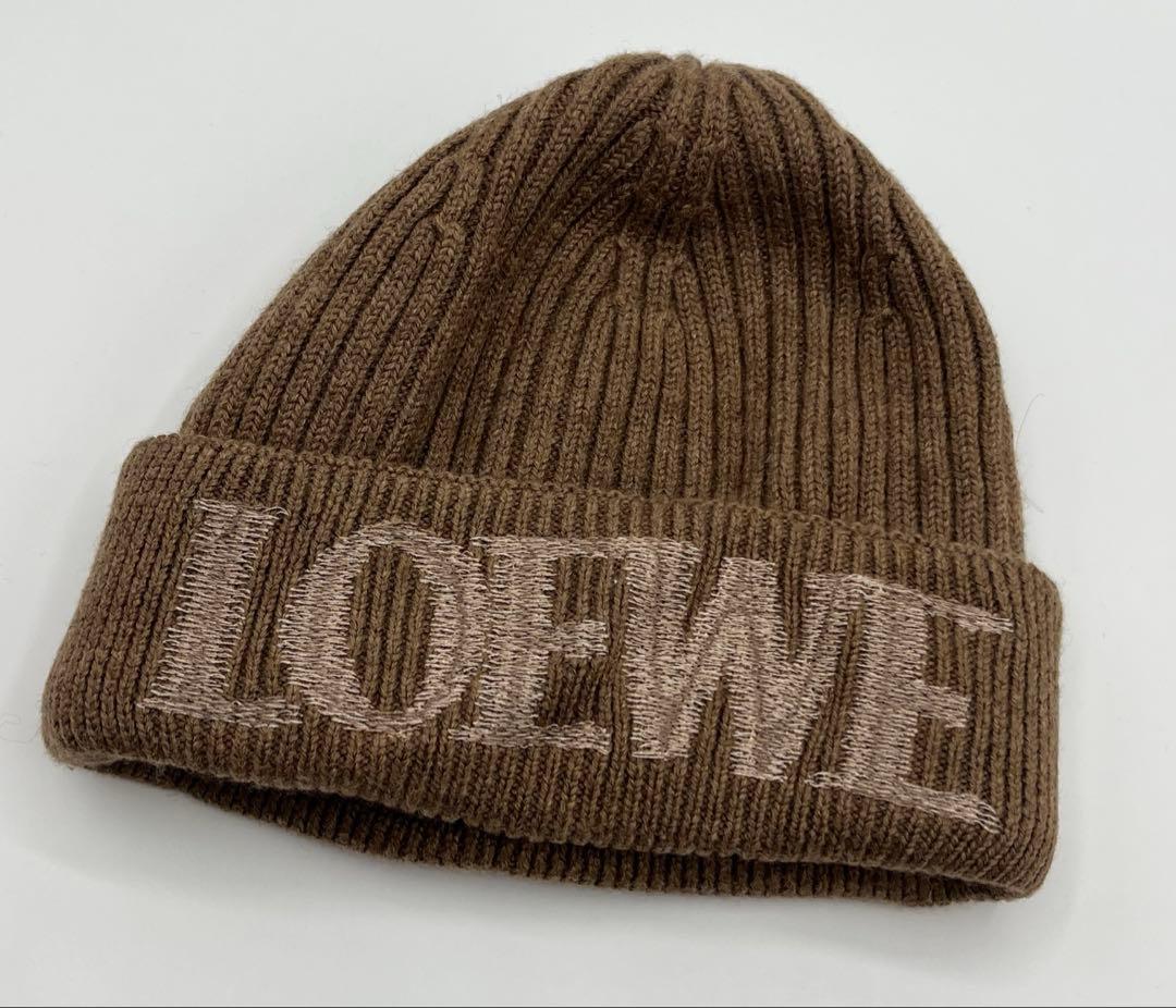 ⭐️最終価格⭐️ 試着のみ極美品‼️ LOEWE ビーニー ニット帽