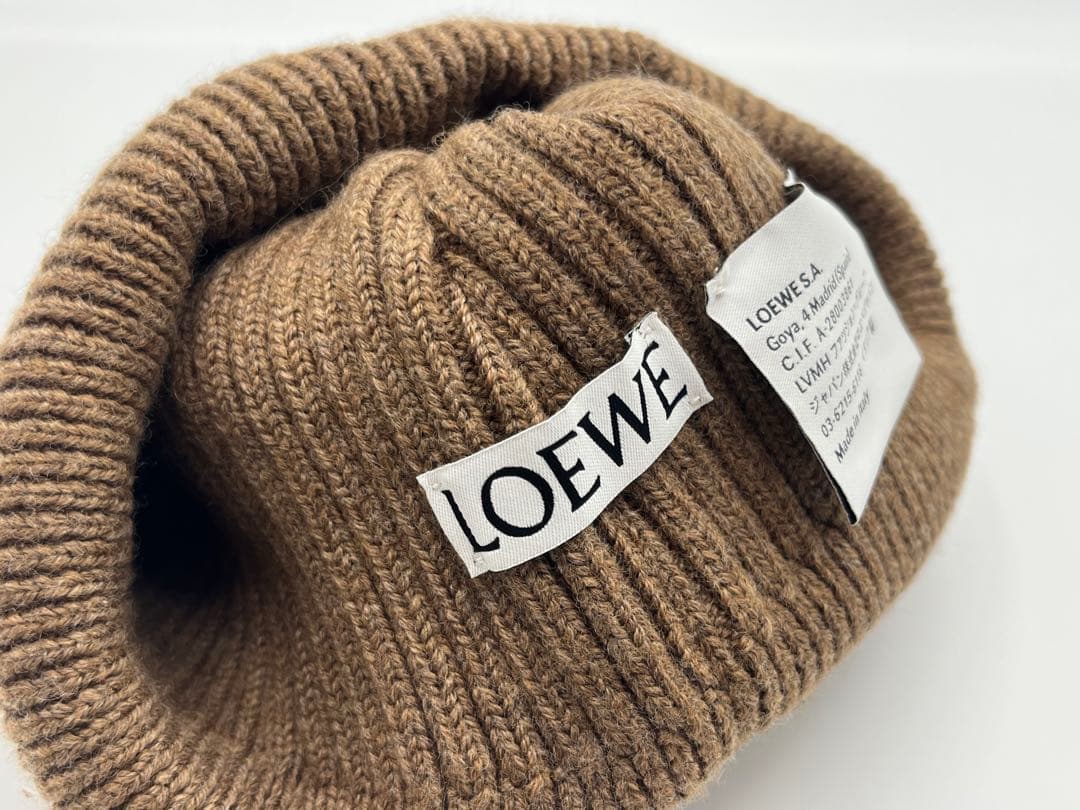 ⭐️最終価格⭐️ 試着のみ極美品‼️ LOEWE ビーニー ニット帽
