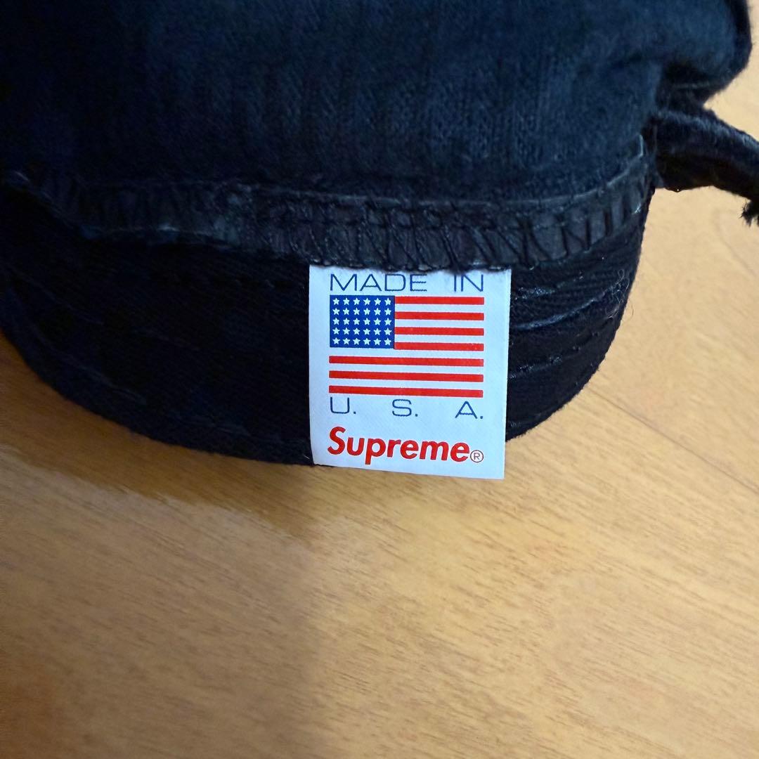 Supreme Camo Corduroy Camp Cap ブラック 19aw