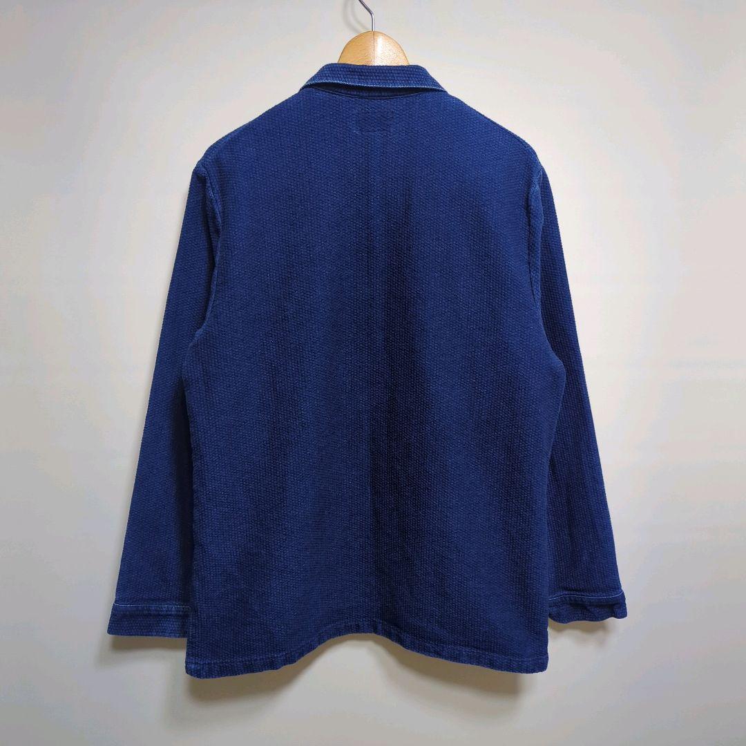 ★ GAIJIN MADE 藍染 刺し子 ドビー ショップコート ジャケット
