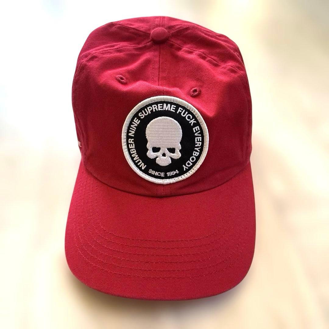 Supreme ナンバーナイン 6-Panel Red タイム期