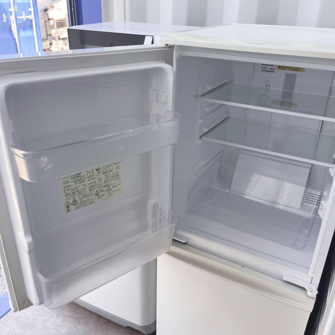 取付無料！完動品！SHARPシンプルホワイト冷蔵庫洗濯機電子レンジセット！