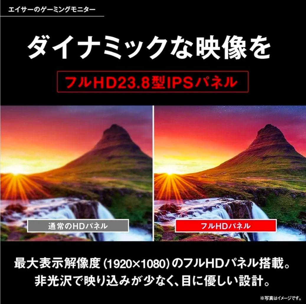 【最安】Acer ゲーミングモニター Nitro 23.8インチ